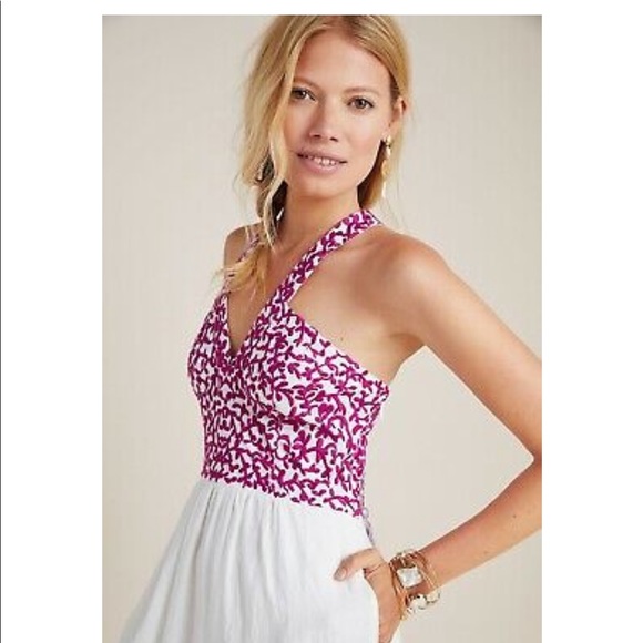 Anthropologie Manuela embroidered midi dress - Picture 3 of 9